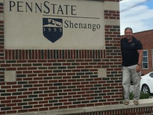 Dwayne Peace at Penn State. Fall 2016.